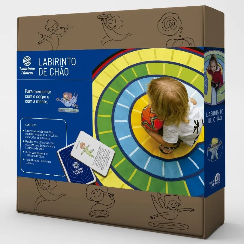 Labirinto de Chão 1,40m – Kit com 30 cartas